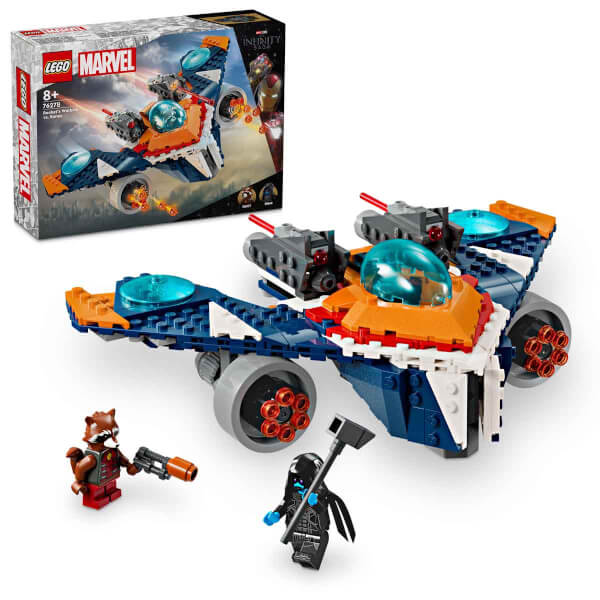 LEGO® Marvel Rocket'in Warbird Aracı Ronan'a Karşı 76278 – 8 Yaş ve Üzeri Süper Kahraman Yedi Çocuk İçin İnşa Edilebilen Uzay Gemisi İçeren Yaratıcı Oyuncak Yapım Seti (290 Parça)