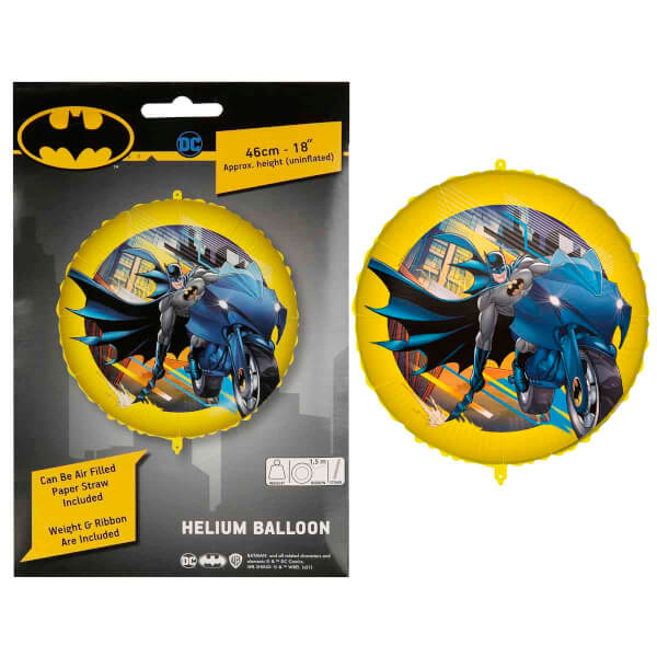 Batman Desenli Folyo Balon 46 cm