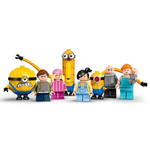 LEGO Despicable Me 4 Minyonlar ve Gru'nun Aile Köşkü 75583 – 8 Yaş ve Üzeri Çocuklar İçin Yaratıcı Oyuncak Model Yapım Seti (868 Parça)