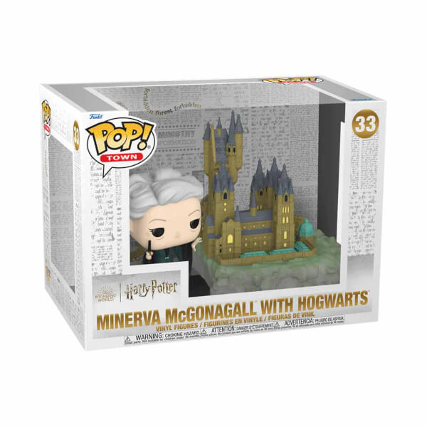 Funko Pop Town Harry Potter: Minerva McGonagall with Hogwarts