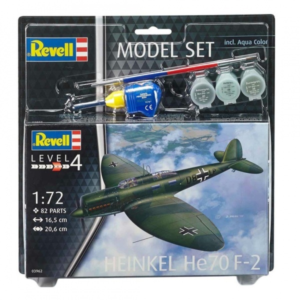 Revell 1:72 Heinkel Model Set Uçak 