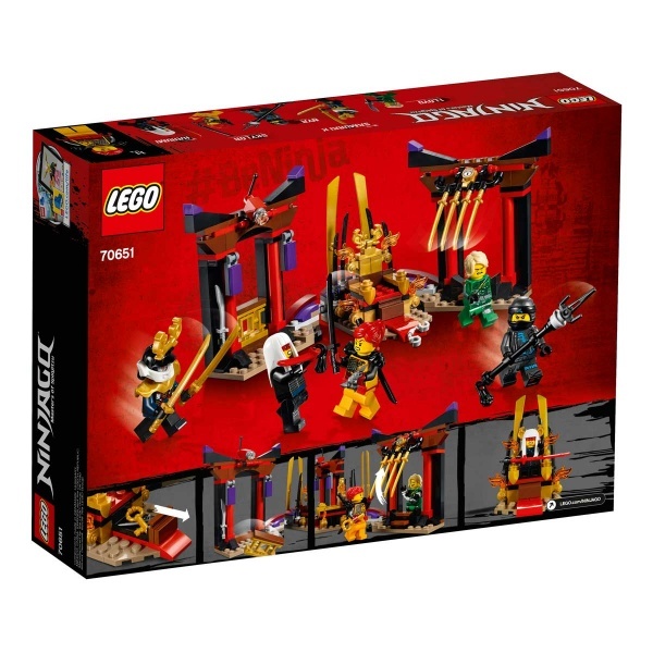 LEGO Ninjago Taht Odası Karşılaşması 70651