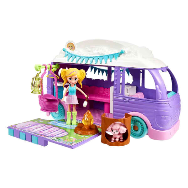 Polly Pocket Eğlenceli Karavan Oyun Seti JCC32