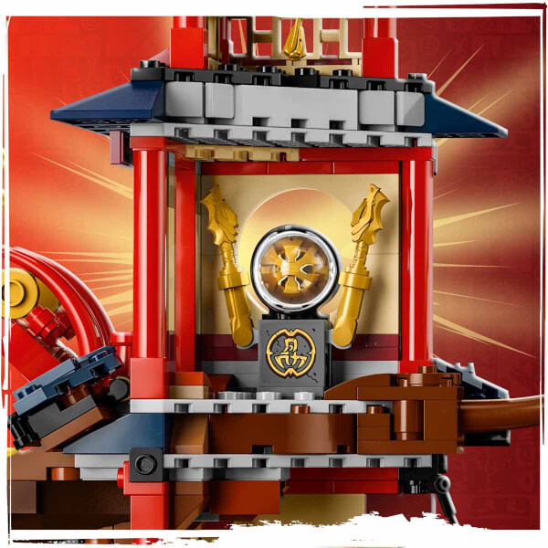 LEGO NINJAGO Ejderha Enerji Küreleri 71795 - 8 Yaş ve Üzeri Çocuklar için bir Tapınak ve 6 Minifigür İçeren Yaratıcı Oyuncak Yapım Seti (1029 Parça)