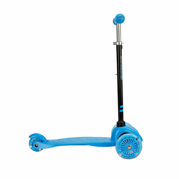 Gokidy Rookie 3 Tekerlekli Işıklı Mavi Mini Scooter