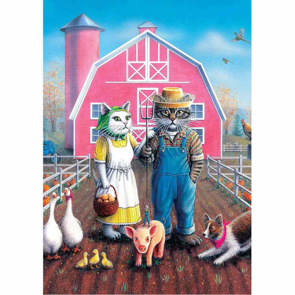 260 Parça Puzzle : Kedi Çiftliği 