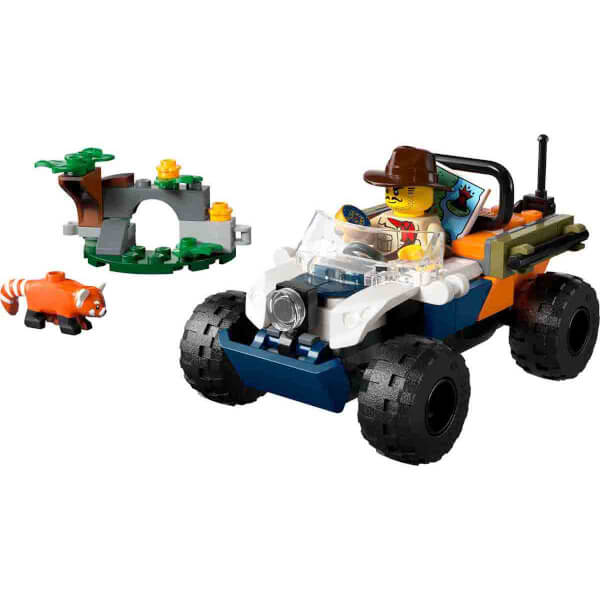 LEGO City Orman Kaşifinin ATV’li Kırmızı Panda Görevi 60424 - 6 Yaş ve Üzeri Çocuklar için Yaratıcı Oyuncak Yapım Seti (92 Parça)