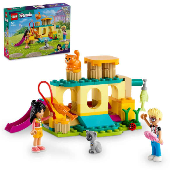 LEGO® Friends Kedi Oyun Parkı Macerası 42612 - 5 Yaş ve Üzeri Çocuklar için Hayvan Figürleri İçeren Yaratıcı Oyuncak Yapım Seti (87 Parça)