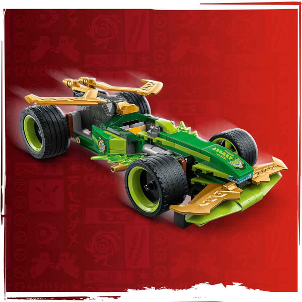 LEGO NINJAGO Lloyd’un Çek-Bırak Yarış Arabası 71828 - 7 Yaş ve Üzeri Çocuklar için Yaratıcı Oyuncak Yapım Seti (181 Parça)