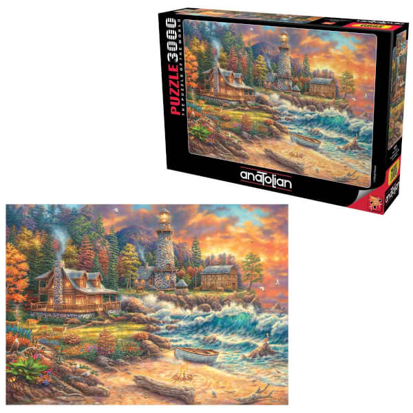 3000 Parça Puzzle: Deniz Feneri