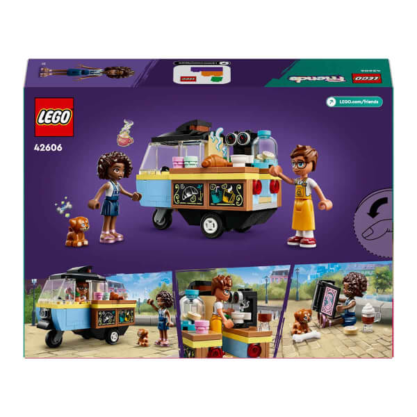 LEGO® Friends Mobil Pastane 42606 - 6 Yaş ve Üzeri Çocuklar için Aliya Minifigürü İçeren Yaratıcı Oyuncak Yapım Seti (125 Parça)