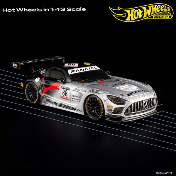 1:43 Hot Wheels Premium Mercedes AMG GT3 HMD44