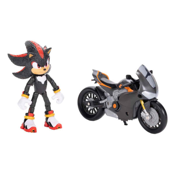 Sonic The Hedgehog 3 Shadow Aksiyon Figürü ve Motosikleti