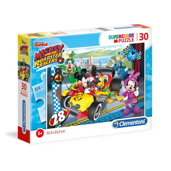 30 Parça Puzzle : Mickey and the Roadster Racers 