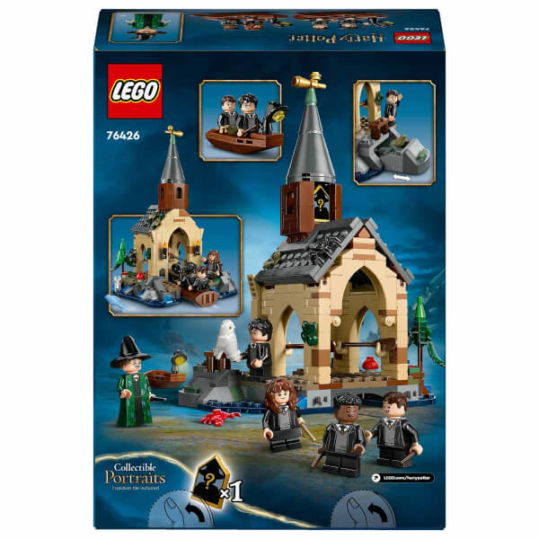 LEGO Harry Potter Hogwarts Şatosu Kayıkhanesi 76426 - 8 Yaş ve Üzeri Harry Potter Hayranları için 7 Minifigür İçeren Koleksiyonluk Yaratıcı Oyuncak Yapım Seti (350 Parça)