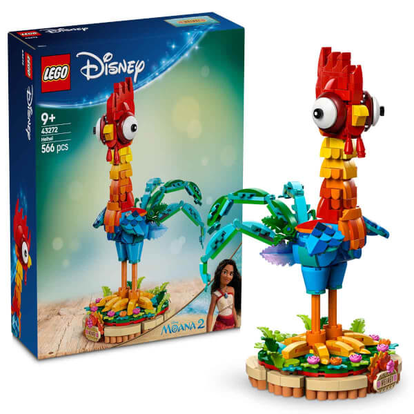 LEGO Disney Moana 2 Heihei 43272 - 9 Yaş ve Üzeri Çocuklar için İnşa Edilebilen Hayvan Modeli Yapım Seti (566 Parça)