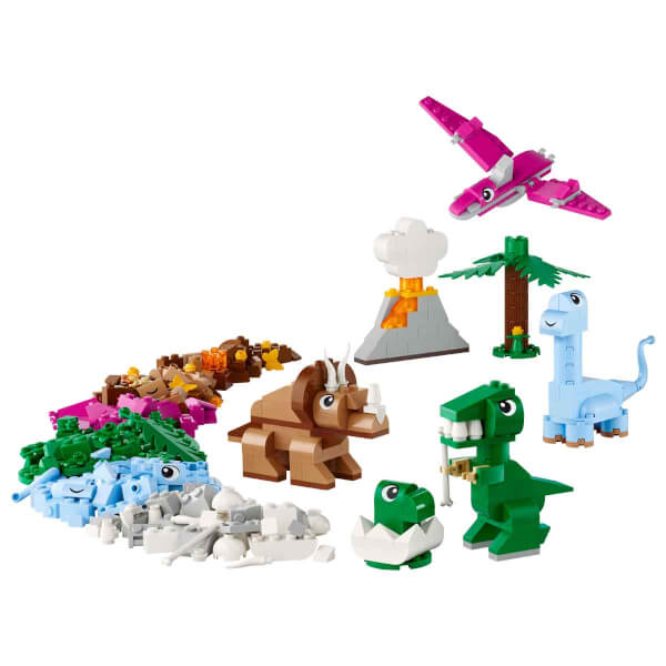 LEGO Classic Yaratıcı Dinozorlar 11041 - 5 Yaş ve Üzeri Çocuklar için Hayal Gücünü Geliştiren Yaratıcı Oyuncak Yapım Seti (450 Parça)