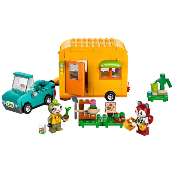 LEGO Animal Crossing Leif Karavan ve Bahçe Dükkanı 77054 - 7 Yaş ve Üzeri Çocuklar için Yaratıcı Oyuncak Yapım Seti (263 Parça)