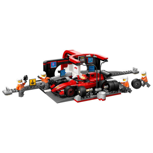 LEGO City Ferrari Arabalı F1 Pit Stop ve Pit Ekibi 60443 - 6 Yaş ve Üzeri Çocuklar için Yarış Arabası İçeren Yaratıcı Oyuncak Yapım Seti (322 Parça)