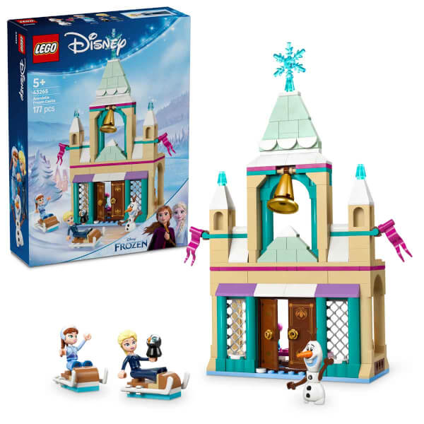 LEGO Disney Frozen Arendelle Karlar Ülkesi Şatosu 43265 - 5 Yaş ve Üzeri Prenses Seven Çocuklar için Elsa Mini Bebek İçeren Yaratıcı Oyuncak Yapım Seti (177 Parça)