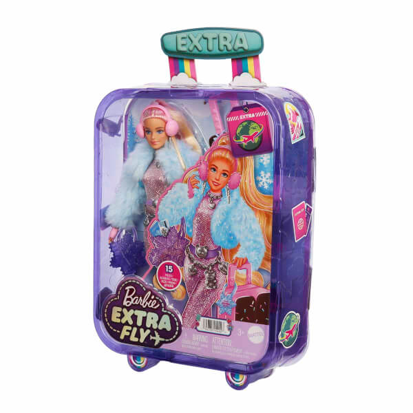 Barbie Extra Seyahat Bebekleri Kar Temalı HPB16