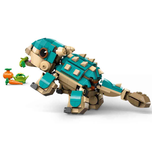 LEGO Jurassic World Yavru Bumpy: Ankylosaurus 76962 - 7 Yaş ve Üzeri  Kretase Kampı Hayranları için Yaratıcı Oyuncak Yapım Seti (358 Parça)