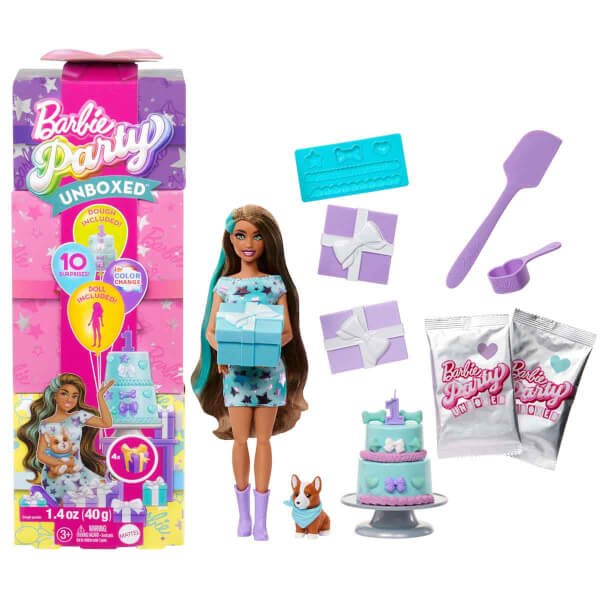 Barbie Parti Paketi Minik Dostumun Doğum Günü Serisi JFG68