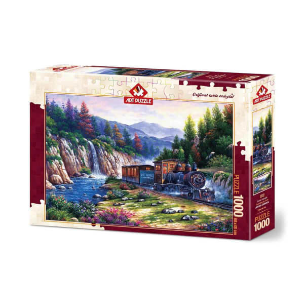 1000 Parça Puzzle : Trenle Yolculuk