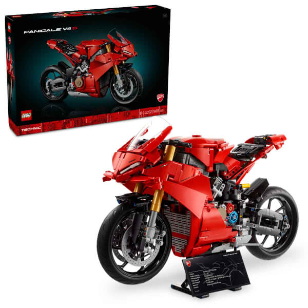 LEGO Technic Ducati Panigale V4 S Motosiklet 42202 - Yetişkinler için İnşa Edilebilen Yaratıcı Model Yapım Seti (1603 Parça)