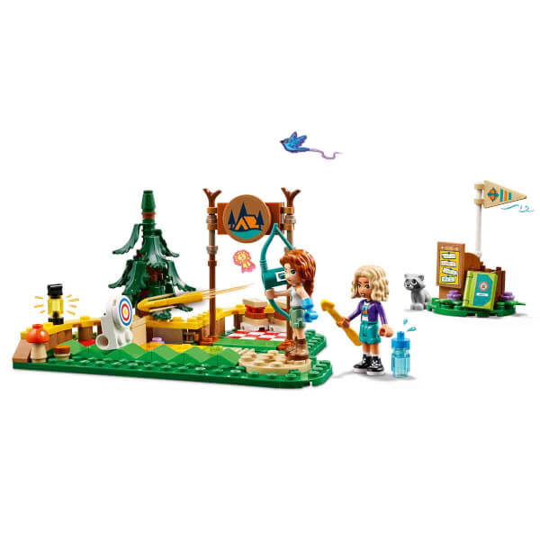 LEGO Friends Macera Kampı Okçuluk Alanı 42622 - 6 Yaş ve Üzeri Çocuklar için Autumn ve Nova Minifigürü İçeren Yaratıcı Oyuncak Yapım Seti (157 Parça)