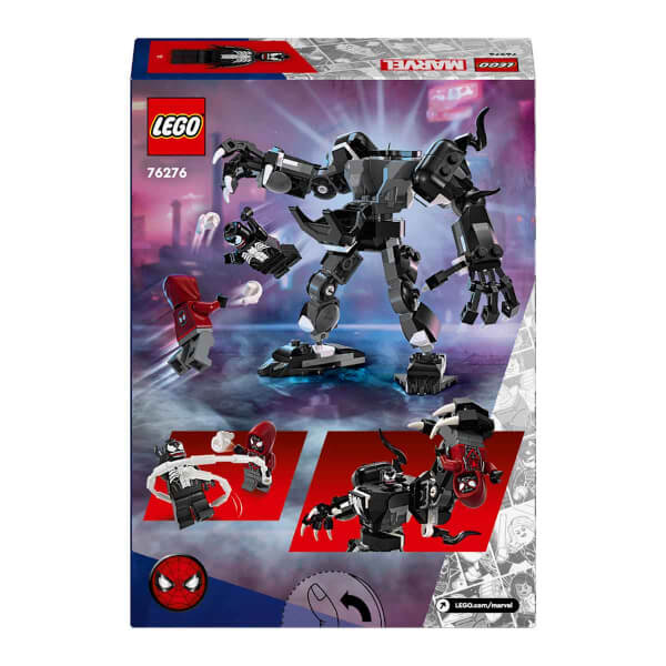 LEGO® Marvel Venom Robot Zırhı Miles Morales'e Karşı 76276 - 6 Yaş ve Üzeri Süper Kahraman Yedi Çocuklar için İnşa Edilebilir Yaratıcı Oyuncak Yapım Seti (134 parça)