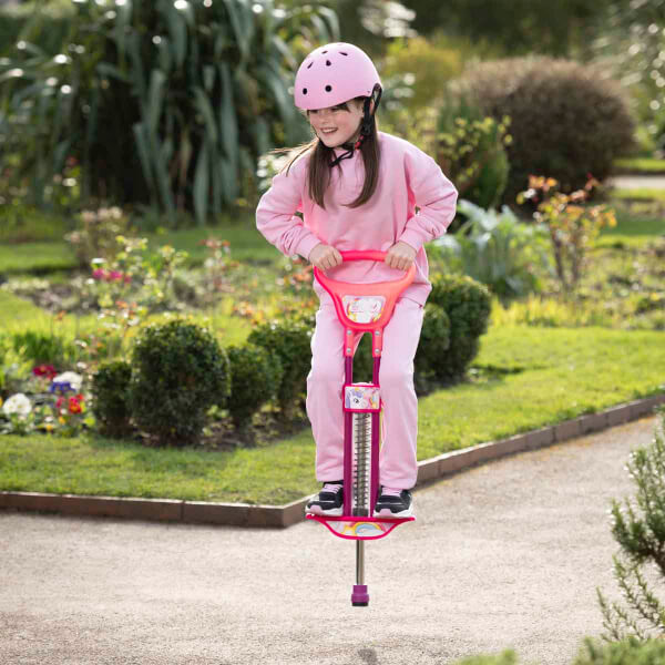 Evo Işıklı Unicorn Desenli Pogo Stick