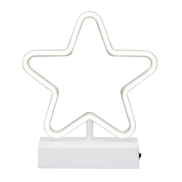 Dekoratif Neon Işıklı Yıldız