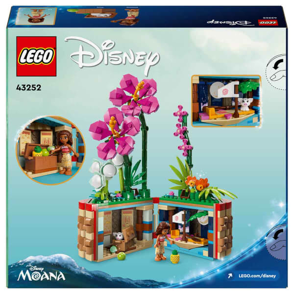 LEGO Disney Moana’nın Saksısı 43252 – 9 Yaş ve Üzeri Çocuklar İçin Mini Bebek Figürü ve Yelkenli Tekne İçeren Yaratıcı Oyuncak Yapım Seti (619 Parça)