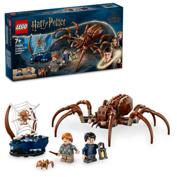 LEGO Harry Potter Aragog Yasak Ormanda 76434 – 7 Yaş ve Üzeri İçin Harry Potter ve Ron Weasley Minifigürleri ve Örümcek İçeren Yaratıcı Oyuncak Yapım Seti (195 Parça)