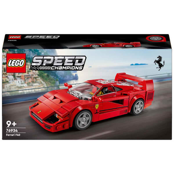 LEGO Speed Champions Ferrari F40 Süper Araba 76934 – 9 Yaş Ve Üzeri Çocuklar İçin İnşa Edilebilen Oyuncak Araç Modeli Yapım Seti (318 Parça)