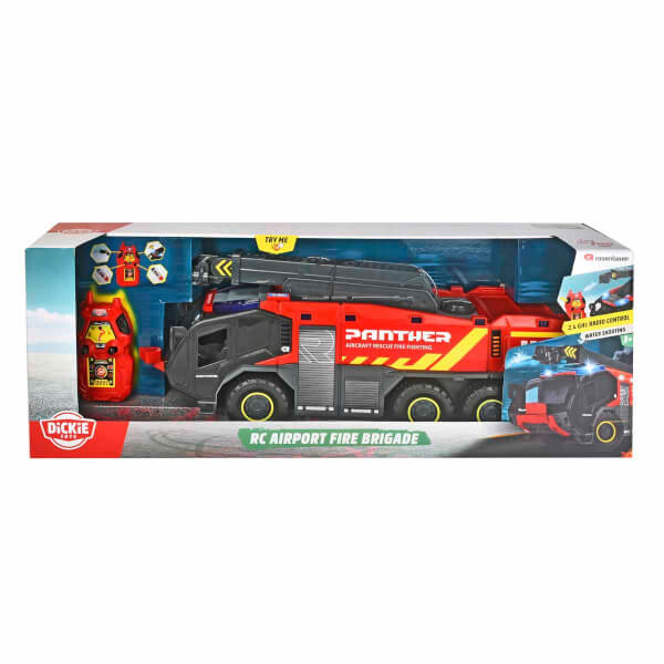 Sesli ve Işıklı Rosenbauer Panther 6x6 Uzaktan Kumandalı İtfaiye Aracı 62 cm