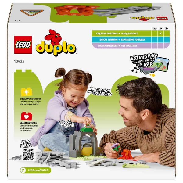 LEGO DUPLO Kasabası Tren Tüneli ve Rayları Ek Macera Seti 10425 - 2 Yaş ve Üzeri Çocuklar İçin Eğitici Oyuncak Yapım Seti (20 Parça)