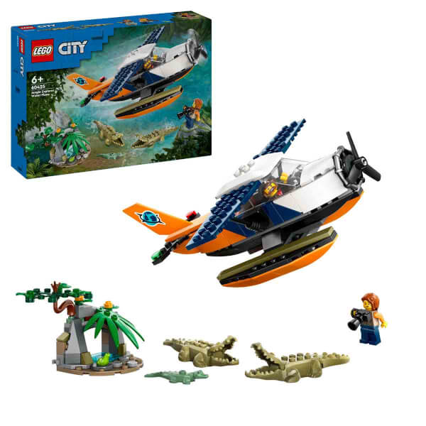 LEGO City Orman Kaşifinin Deniz Uçağı 60425 - 6 Yaş ve Üzeri Çocuklar için Yaratıcı Oyuncak Yapım Seti