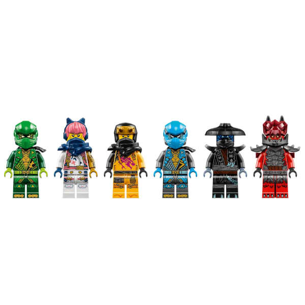 LEGO NINJAGO Thunderfang Kaos Ejderhası 71832 - 8 Yaş ve Üzeri Çocuklar için 6 Ninja Minifigürü İçeren Yaratıcı Oyuncak Yapım Seti (668 Parça)