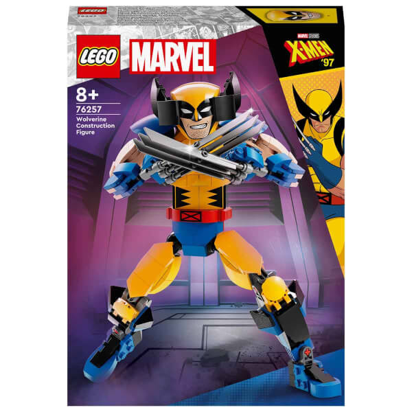 LEGO Marvel Wolverine Yapım Figürü 76257 - Süper Kahraman Seven 8 Yaş ve Üzeri Çocuklar için Tam Eklemli X-Men Süper Kahraman Yaratıcı Oyuncak Yapım Seti (327 Parça)