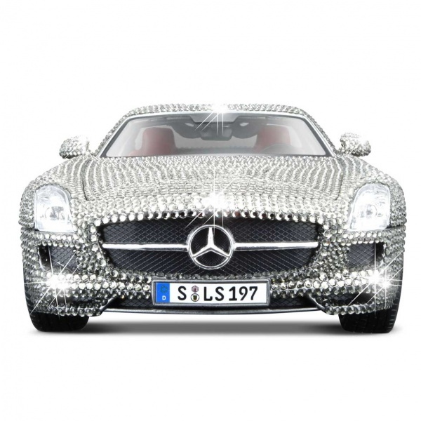 1:18 Maisto Mercedes-Benz SLS AMG Swarovski Taşlı Model Araba