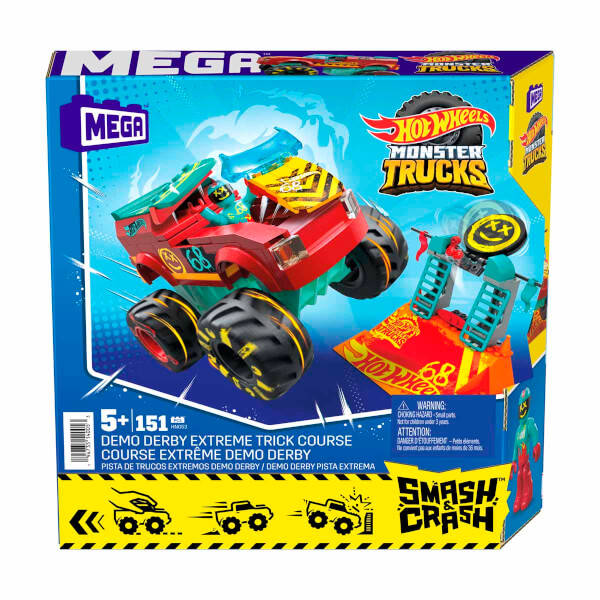 MEGA Hot Wheels Smash N Crash Demo Derby Extreme Çarpışma Seti HNG53