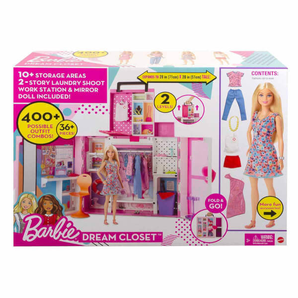Barbie ve Yeni Rüya Dolabı Oyun Seti HGX57