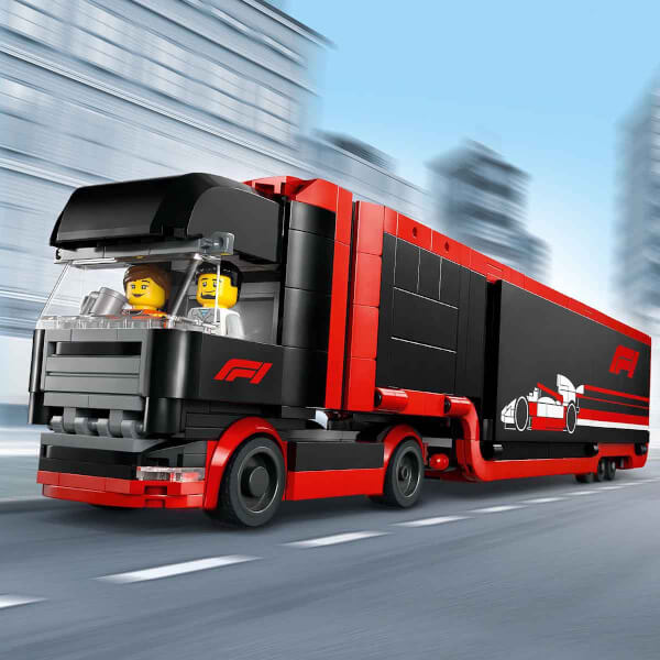 LEGO City RB20 ve AMR24 F1 Arabalı F1 Kamyonu 60445 - 8 Yaş ve Üzeri Çocuklar için Yarış Arabası İçeren Yaratıcı Oyuncak Yapım Seti (1086)