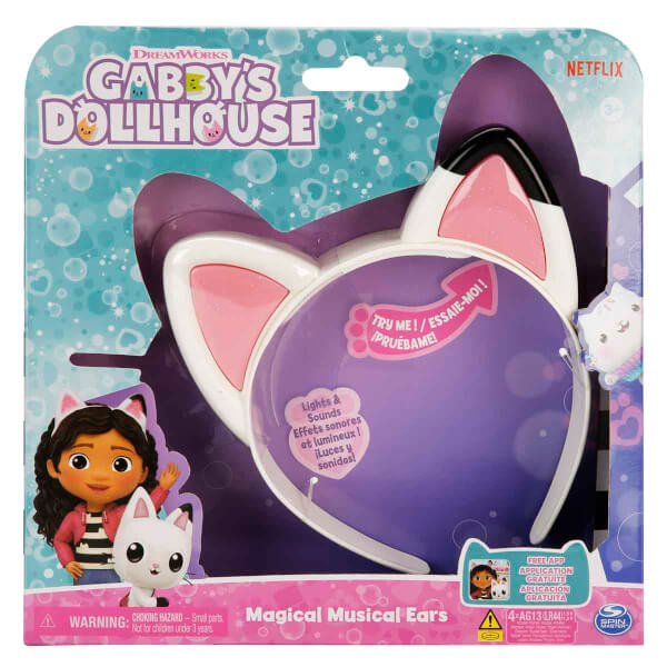 Gabby’s Dollhouse Sesli ve Işıklı Kedi Kulağı Taç