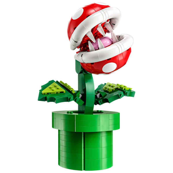 LEGO Super Mario: Piranha Plant 71426 Yetişkin Hayranlar için Koleksiyonluk Yaratıcı Model Yapım Seti 540 Parça