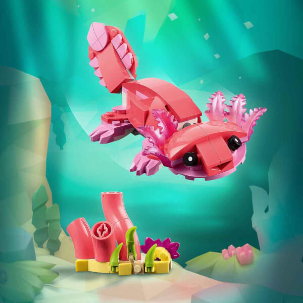 LEGO Creator 3’ü 1 Arada Vahşi Hayvanlar: Pembe Flamingo 31170 - 8 Yaş ve Üzeri Çocuklar için Kakadu Papağanı veya Aksolotl’a Dönüşebilen Yaratıcı Oyuncak Yapım Seti (288)