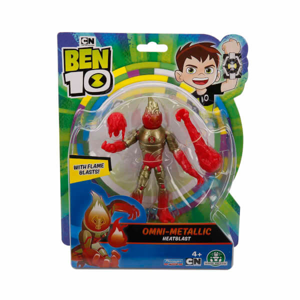 Ben10 Aksiyon Figürleri Metalik Tema Heatblast BEN66A10