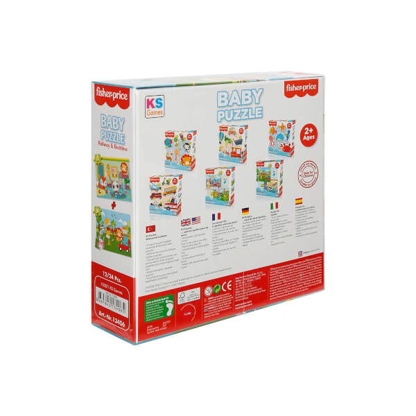 Fisher Price Baby Railway & Bedtime 2’si 1 Arada Puzzle